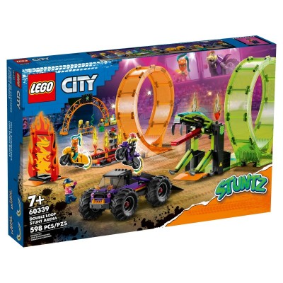 Конструктор LEGO City Stuntz Подвійна петля каскадерської арени
