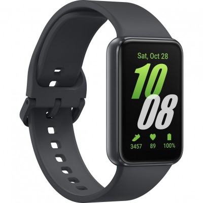 Фітнес-трекер Samsung Galaxy Fit 3 40мм (R390) 1.6', 256x402, AMOLED, BT 5.3, 16/256МБ, сірий