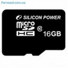 Карта пам'яті Silicon Power 16Gb microSDHC class 10 (SP016GBSTH010V10) Карта пам'яті Silicon Power 16Gb microSDHC class 10 (SP016GBSTH010V10)