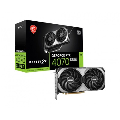 Відеокарта MSI GeForce RTX 4070 SUPER 12GB GDDR6X VENTUS 2X OC