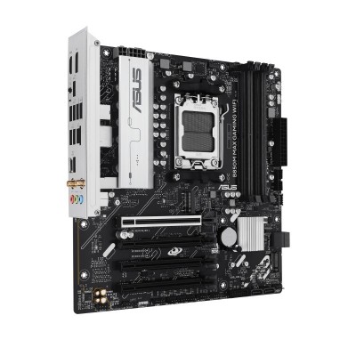 Материнcька плата ASUS B850M MAX GAMING WIFI sAM5 B850 4xDDR5 M.2 HDMI DP WiFi BT mATX