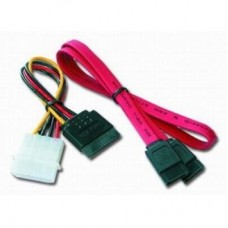 Кабель для передачі даних SATA +power 0.5m Cablexpert (CC-SATA) Кабель для передачі даних SATA +power 0.5m Cablexpert (CC-SATA)