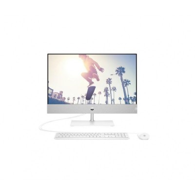 Комп'ютер персональний моноблок HP Pavilion 27" FHD IPS AG, Intel i5-12400T, 8GB, F512GB, UMA, WiFi, кл+м, DOS, білий