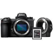 Цифр. Фотокамера Nikon Z 6 + FTZ Adapter +64Gb XQD Kit Цифр. Фотокамера Nikon Z 6 + FTZ Adapter +64Gb XQD Kit
