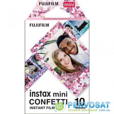 Бумага Fujifilm INSTAX MINI CONFETTI (54х86мм 10шт) (16620917)