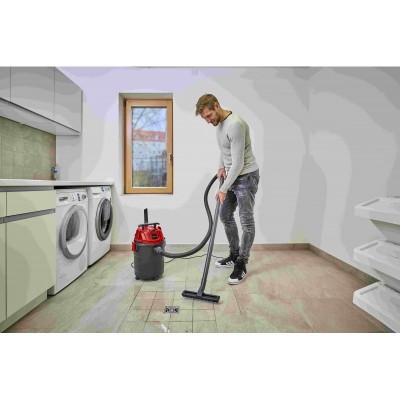 Пилосос професійний Einhell TC-VC 1820, 1250 Вт, пластик 20 л, 180 мбар, шланг 1.5 м, кабель 3 м, 3.6 кг