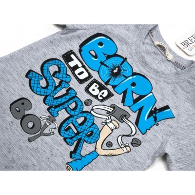 Набір дитячого одягу Breeze "SUPER BOY" (14528-128B-blue)