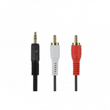 Кабель мультимедійний Jack 3.5mm to 2RCA 1.0m 2E (2E-W33291 2E (2E-W33291M)