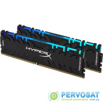 Модуль памяти для компьютера DDR4 16GB (2x8GB) 4000 MHz XMP HyperX Predator RGB HyperX (Kingston Fury) (HX440C19PB4AK2/16)