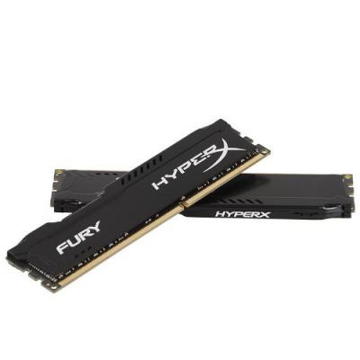 Модуль пам'яті для комп'ютера DDR3 16GB (2x8GB) 1600MHz HyperX Fury Black Kingston Fury (ex.HyperX) (HX316C10FBK2/16)