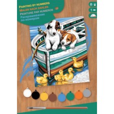 Набір для творчості Sequin Art Painting by numbers Junior Цуценята та Качки 23*30см Набір для творчості Sequin Art Painting by numbers Junior Цуценята та Качки 23*30см