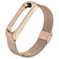 Ремінець до фітнес браслета BeCover Metal для Xiaomi Mi Smart Band 5 Rose Gold (705149) Ремінець до фітнес браслета BeCover Metal для Xiaomi Mi Smart Band 5 Rose Gold (705149)