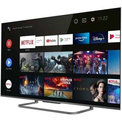 Телевізор 65" LED 4K TCL 65P815 Smart, Android, Black