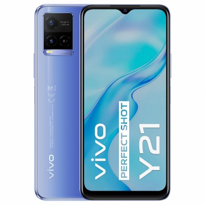 Мобильный телефон vivo Y21 4/64GB Metallic Blue