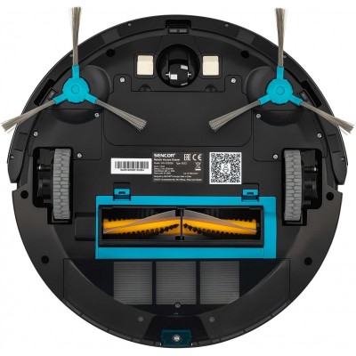 Робот-пилосос Sencor , 400Вт, h=7,9см, вологе прибирання, конт пил -0,45л, вода -0,24л, автон. робота до 120хв, вага-2,5кг, НЕРА, чорний