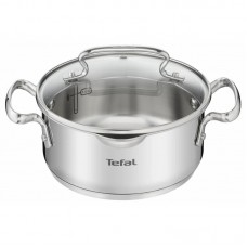 Каструля Tefal DUETTO+, 2л, з кришкою, нержавюча сталь, скло Каструля Tefal DUETTO+, 2л, з кришкою, нержавюча сталь, скло