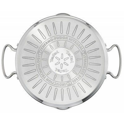Каструля Tefal DUETTO+, 2л, з кришкою, нержавюча сталь, скло