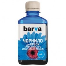 Чорнило BARVA EPSON L1110/L3100 (103) 180мл CYAN (E103-696) Чорнило BARVA EPSON L1110/L3100 (103) 180мл CYAN (E103-696)