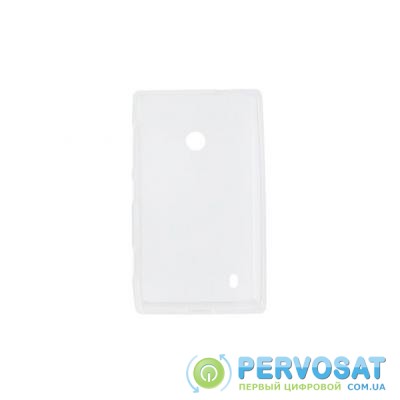 Чехол для моб. телефона для Nokia Lumia 525 (White Clear) Elastic PU Drobak (216397)