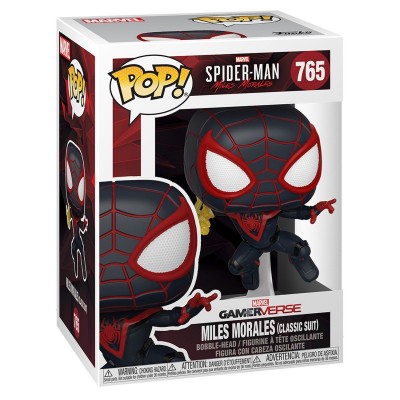 Funko Коллекционная фигурка Funko POP! Bobble Marvel Games Miles Morales Miles Classic Suit w/ chase 50150