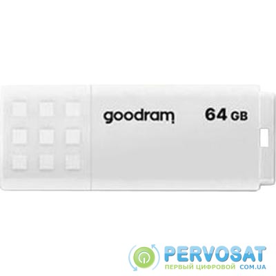 USB флеш накопитель GOODRAM 64GB UME2 White USB 2.0 (UME2-0640W0R11)