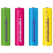 Акумулятор AAA 1000mAh Ni-MH * 4 mix of colors Esperanza (EZA107) Акумулятор AAA 1000mAh Ni-MH * 4 mix of colors Esperanza (EZA107)