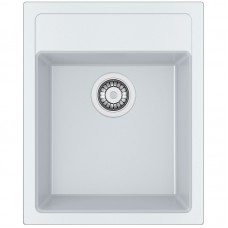 Мийка кухонна Franke Sirius, тектонайт, прямокутник, з крилом, 430х530х200мм, чаша - 1, накладна, SID 610-40, білий Мийка кухонна Franke Sirius, тектонайт, прямокутник, з крилом, 430х530х200мм, чаша - 1, накладна, SID 610-40, білий
