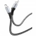 Дата кабель USB 2.0 AM to Micro 5P 1.0m Jagger T-M814 Grey T-PHOX (T-M814 grey)