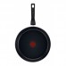 Сковорода Tefal Generous Cook для млинців, 25 см, покриття Titanium, індукція, Thermo-Spot, алюм., чорний
