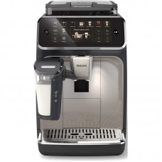 Кавомашина Philips Series 5500, 1.9л, зерно+мелена, автомат.капуч, дисплей, авторецептів -12, чорно-срібний Кавомашина Philips Series 5500, 1.9л, зерно+мелена, автомат.капуч, дисплей, авторецептів -12, чорно-срібний