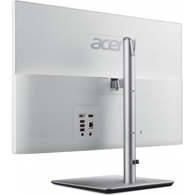 Комп'ютер персональний моноблок Acer Aspire C24-195ES 23.8&quot; FHD Intel U7-155U, 32GB, F1TB, UMA, WiFi, кл+м, 3р, без ОС, сірий