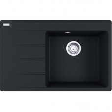 Мийка кухонна Franke Centro, фраграніт, прямокутник, з крилом зліва, 780х500х200мм, чаша - 1, врізна, CNG 611-78 TL , чорний матовий Мийка кухонна Franke Centro, фраграніт, прямокутник, з крилом зліва, 780х500х200мм, чаша - 1, врізна, CNG 611-78 TL , чорний матовий