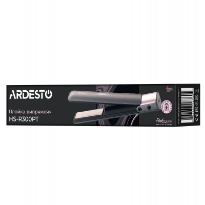 Випрямляч Ardesto Pink Touch, 50Вт, 160-200C, акумуляторний, кераміка, USB-C > USB-A, сірий+рожевий
