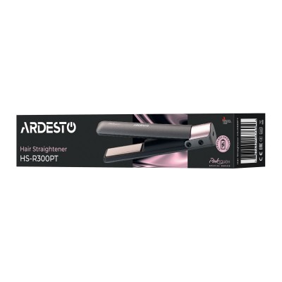 Випрямляч Ardesto Pink Touch, 50Вт, 160-200C, акумуляторний, кераміка, USB-C > USB-A, сірий+рожевий