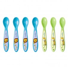 Набір ложечок Nuvita 6м+ 7шт. Синій і салатовий NV1410Blue Набір ложечок Nuvita 6м+ 7шт. Синій і салатовий NV1410Blue