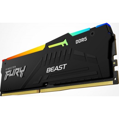 Пам'ять ПК Kingston DDR5 8GB 5600 Beast Black RGB