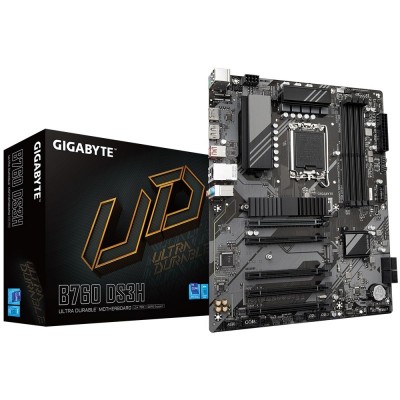 Материнська плата GIGABYTE B760 DS3H s1700 B760 4xDDR5 M.2 HDMI DP ATX