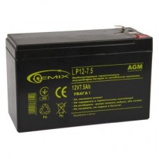 Батарея до ДБЖ 12В 7.5 Ач GEMIX (LP12-7.5) Батарея до ДБЖ 12В 7.5 Ач GEMIX (LP12-7.5)
