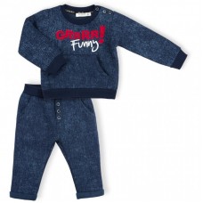 Набір дитячого одягу Breeze "Grrrr! funny" (10516-74B-blue) Набір дитячого одягу Breeze "Grrrr! funny" (10516-74B-blue)