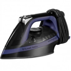 Праска Russell Hobbs Easy Store Pro, 2400Вт, 320мл, паровий удар -200гр, постійна пара - 50гр, зберігання шнура, керам. підошва, чорно-синій