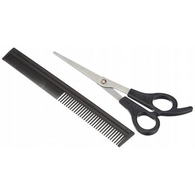 Машинка для стрижки Wahl Home Pro 300, мережа, вібраційний мотор, насадок-10, кейс, масло та ножиці у компл., сталь, чорний