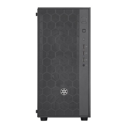 Корпус SilverStone FARA FAR1B-G,MidT, USB3.0x2,USB2.0x1, 1x120мм, скло(бічна панель),без БЖ,чорний