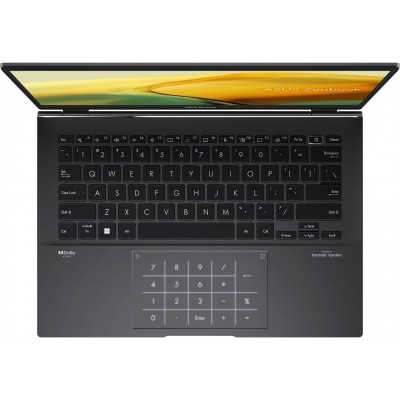 Ноутбук ASUS Zenbook 14 UM3402YA-KP698 14" WQXGA IPS, AMD R5-7530U, 16GB, F1TB, UMA, NoOS, Чорний