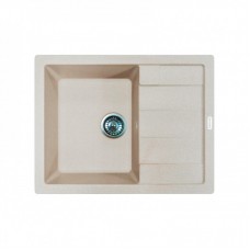 Мийка кухонна Adamant Anila, штучний камінь, прямокут., з крилом, 645х495х200мм, чаша - 1, врізна, Avena