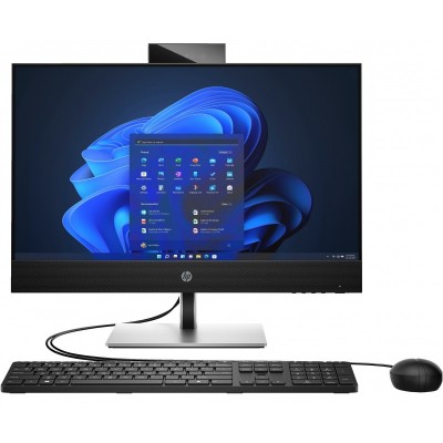 Комп'ютер персональний моноблок HP ProOne 440-G9 23.8&quot; FHD IPS AG, Intel i3-13100T, 8GB, F512GB, UMA, WiFi, кл+м, 3р, Win11P, чорний