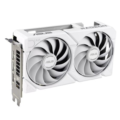 Вiдеокарта ASUS Radeon RX 9060 XT 16GB GDDR6 OC DUAL-RX9060XT-16G-WHITE білий Вiдеокарта ASUS Radeon RX 9060 XT 16GB GDDR6 OC DUAL-RX9060XT-16G-WHITE білий
