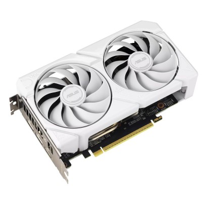 Вiдеокарта ASUS Radeon RX 9060 XT 16GB GDDR6 OC DUAL-RX9060XT-16G-WHITE білий Вiдеокарта ASUS Radeon RX 9060 XT 16GB GDDR6 OC DUAL-RX9060XT-16G-WHITE білий