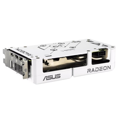 Вiдеокарта ASUS Radeon RX 9060 XT 16GB GDDR6 OC DUAL-RX9060XT-16G-WHITE білий Вiдеокарта ASUS Radeon RX 9060 XT 16GB GDDR6 OC DUAL-RX9060XT-16G-WHITE білий
