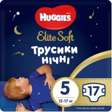 Підгузок Huggies Elite Soft Overnites 5 (12-17 кг) 17 шт (5029053548173) Підгузок Huggies Elite Soft Overnites 5 (12-17 кг) 17 шт (5029053548173)