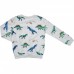 Набор детской одежды A-Yugi с динозаврами (13676-128B-gray)